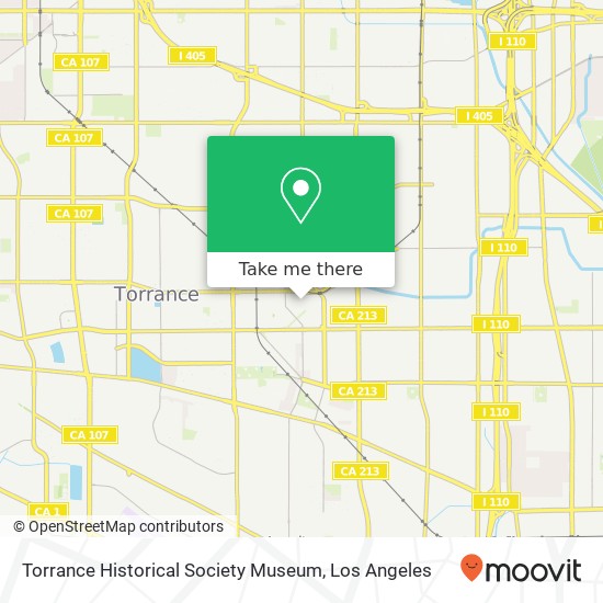 Torrance Historical Society Museum map