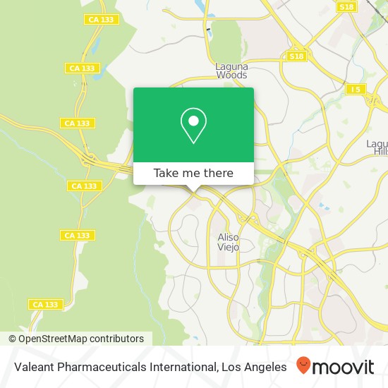 Valeant Pharmaceuticals International map