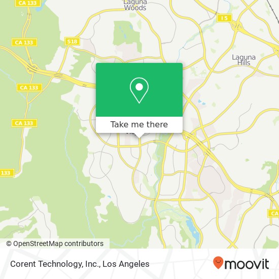 Corent Technology, Inc. map