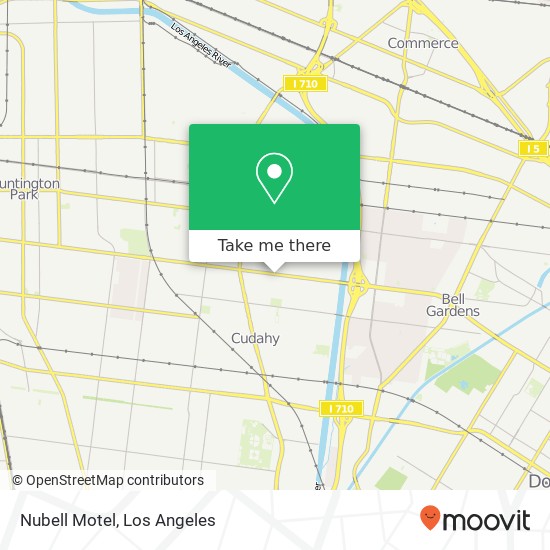 Nubell Motel map