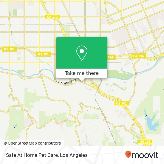 Safe At Home Pet Care map