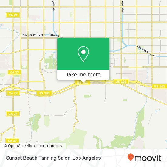 Sunset Beach Tanning Salon map