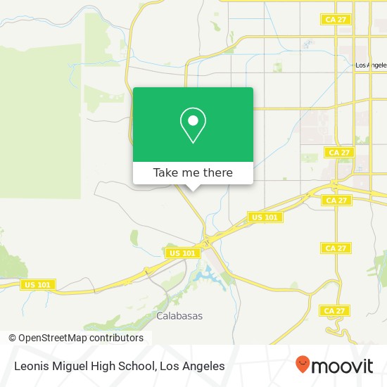 Mapa de Leonis Miguel High School