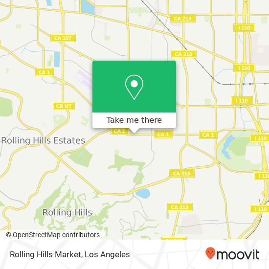 Mapa de Rolling Hills Market