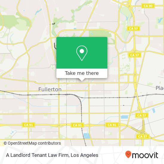 A Landlord Tenant Law Firm map