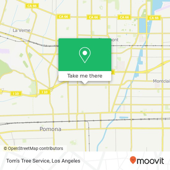 Tom's Tree Service map