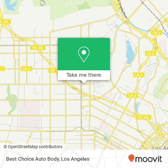 Best Choice Auto Body map