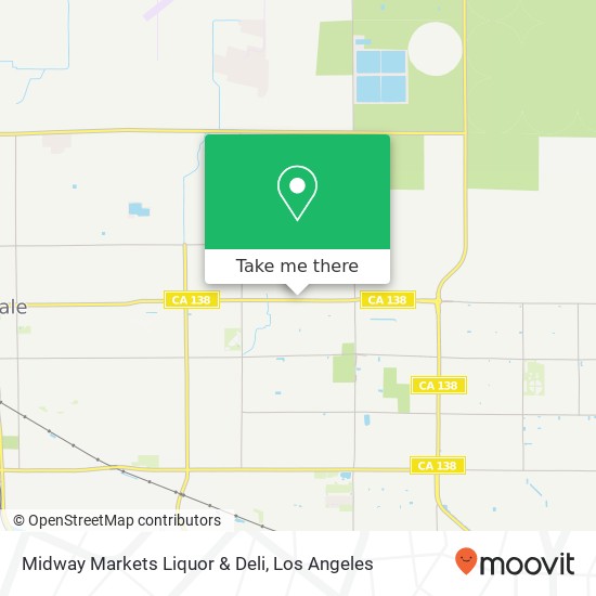 Mapa de Midway Markets Liquor & Deli