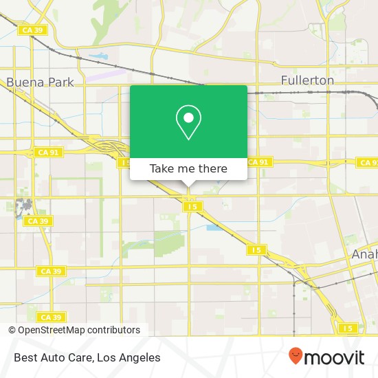 Best Auto Care map