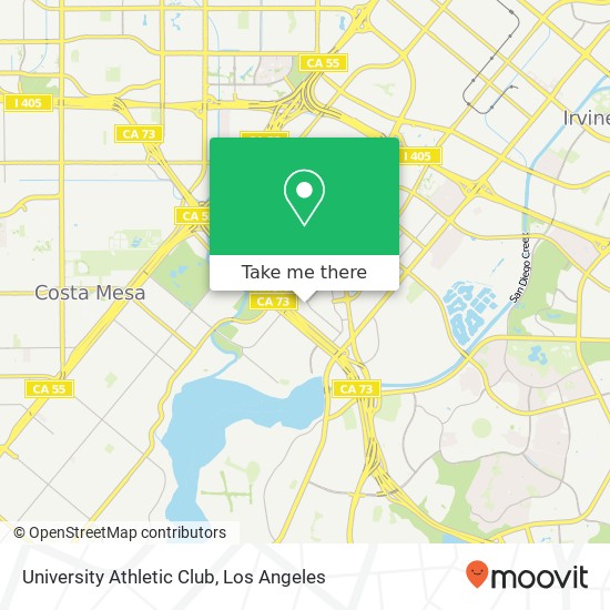 University Athletic Club map