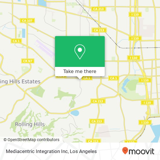 Mapa de Mediacentric Integration Inc