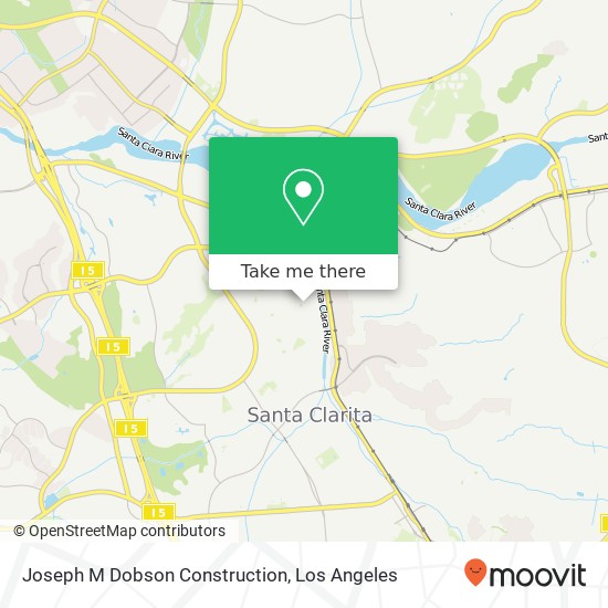 Mapa de Joseph M Dobson Construction