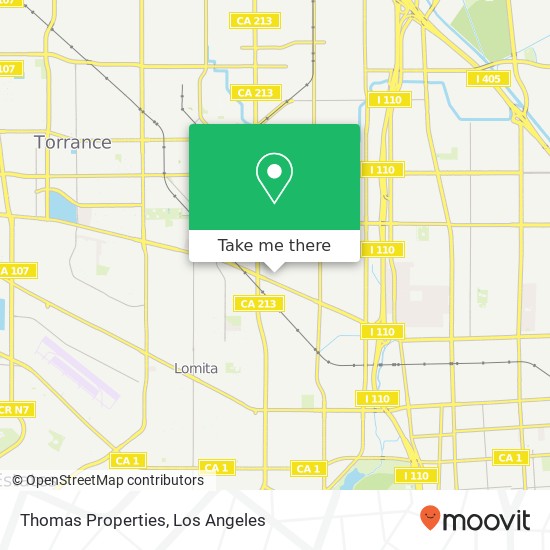 Thomas Properties map