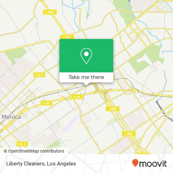 Liberty Cleaners map