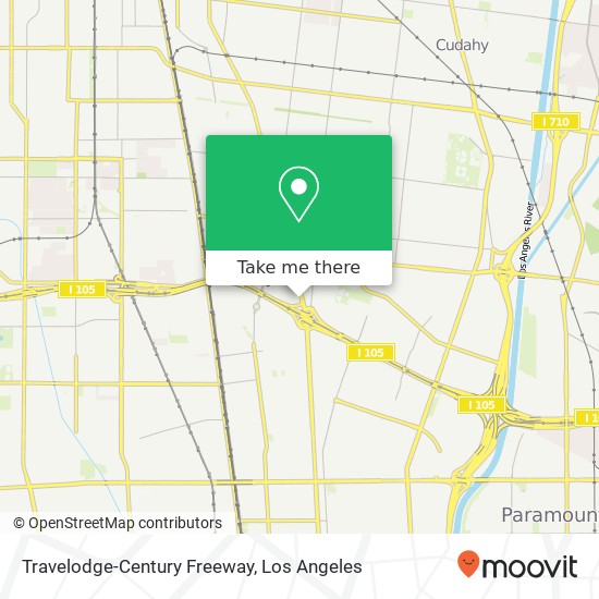 Mapa de Travelodge-Century Freeway