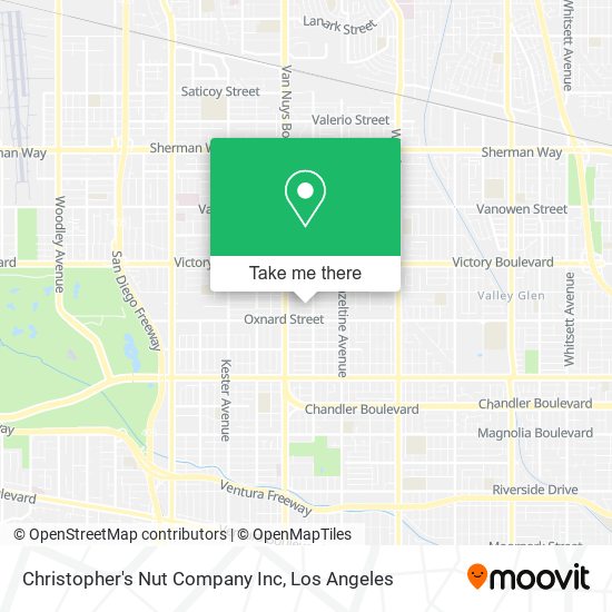 Christopher's Nut Company Inc map