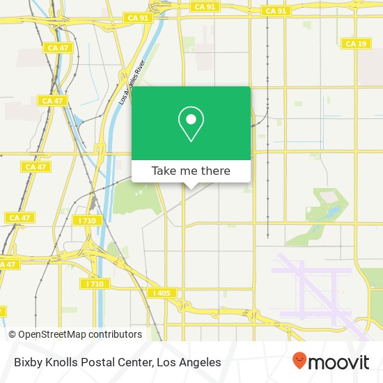 Mapa de Bixby Knolls Postal Center