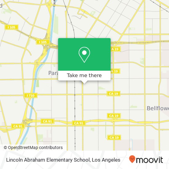 Lincoln Abraham Elementary School map