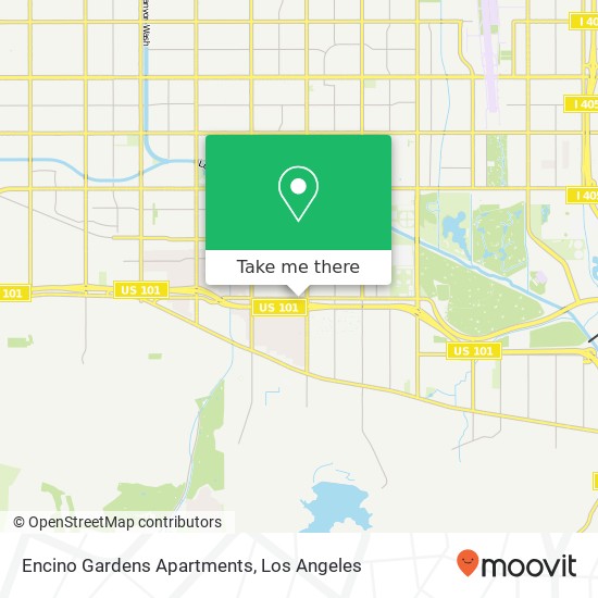 Encino Gardens Apartments map