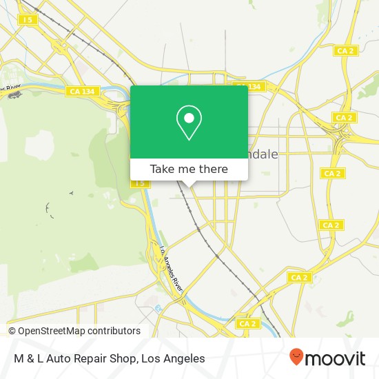 M & L Auto Repair Shop map