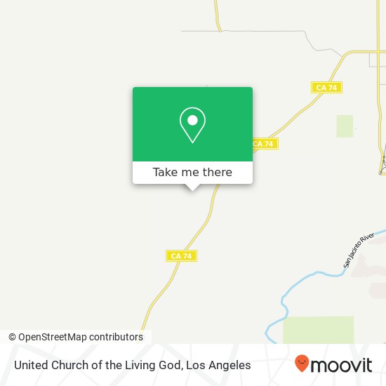 United Church of the Living God map
