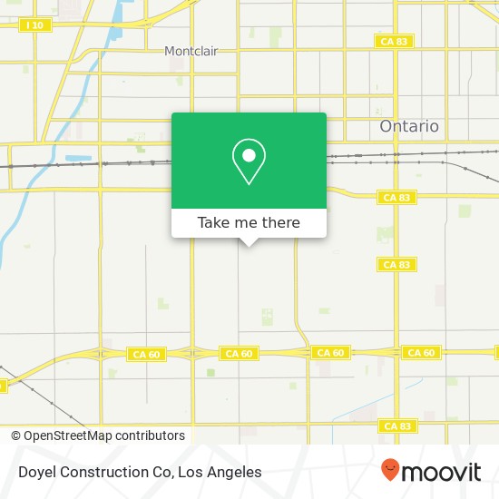 Doyel Construction Co map