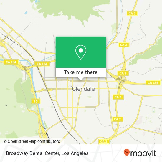 Broadway Dental Center map