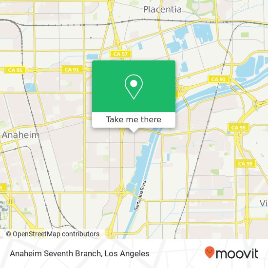 Anaheim Seventh Branch map