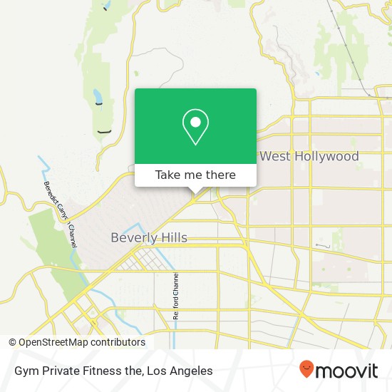 Gym Private Fitness the map