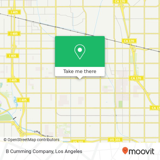 B Cumming Company map