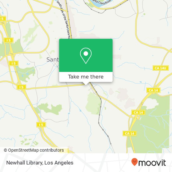 Newhall Library map