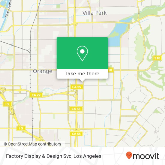 Factory Display & Design Svc map