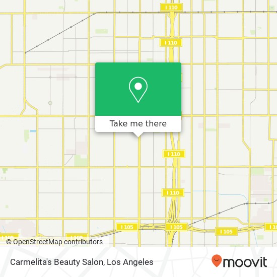 Carmelita's Beauty Salon map