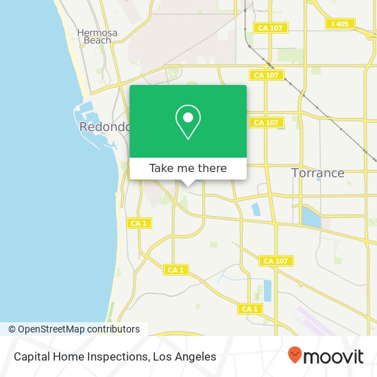 Capital Home Inspections map