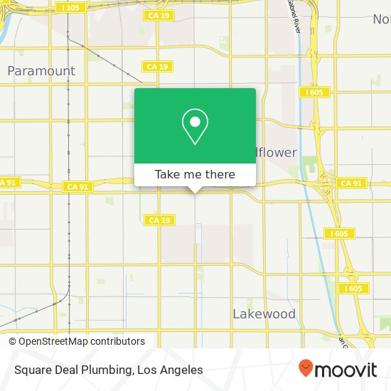 Square Deal Plumbing map