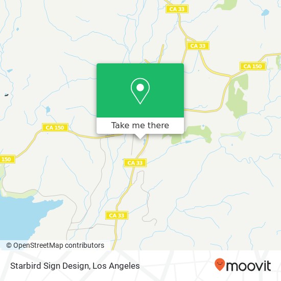 Mapa de Starbird Sign Design