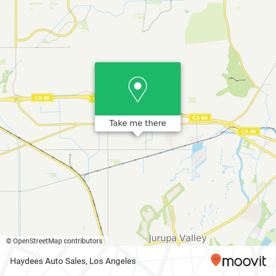 Haydees Auto Sales map