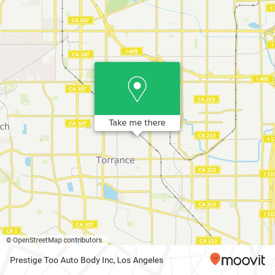 Prestige Too Auto Body Inc map