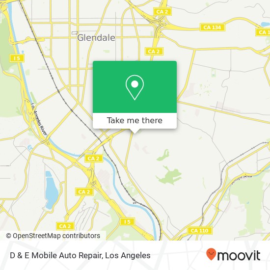 D & E Mobile Auto Repair map