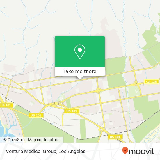 Ventura Medical Group map