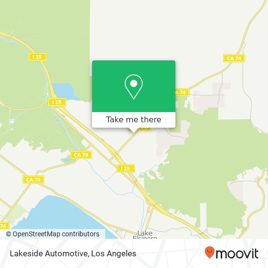 Lakeside Automotive map