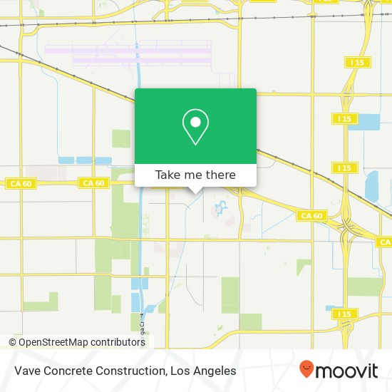 Vave Concrete Construction map