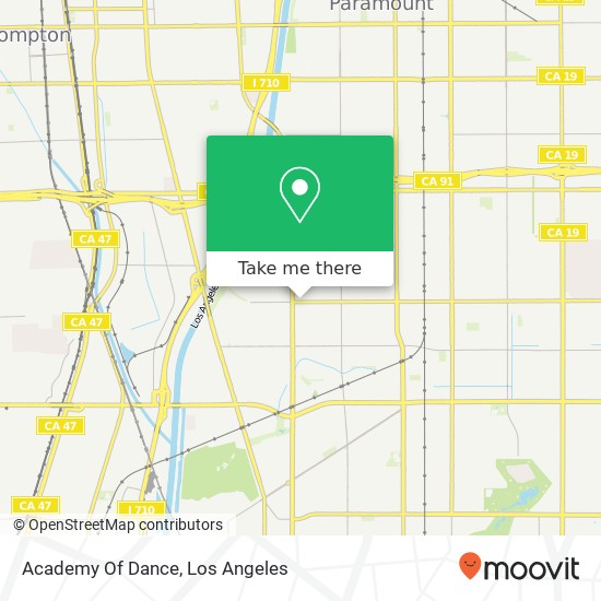 Academy Of Dance map