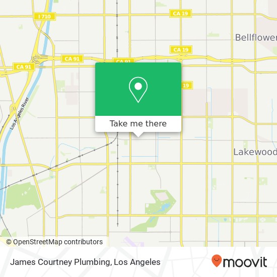 James Courtney Plumbing map