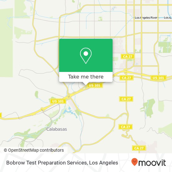 Mapa de Bobrow Test Preparation Services