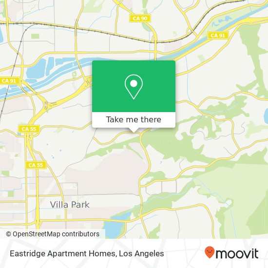 Mapa de Eastridge Apartment Homes