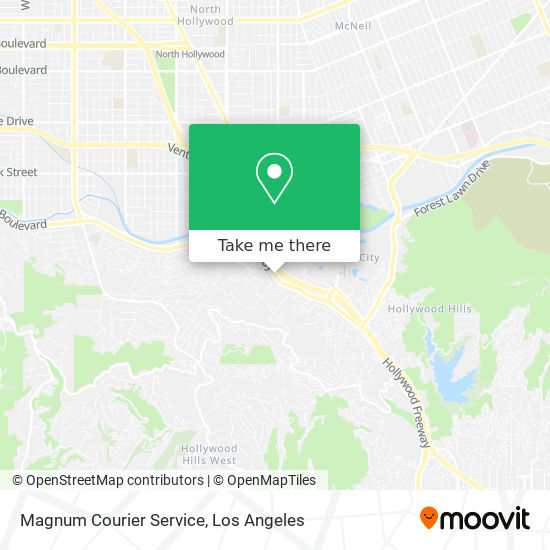 Mapa de Magnum Courier Service