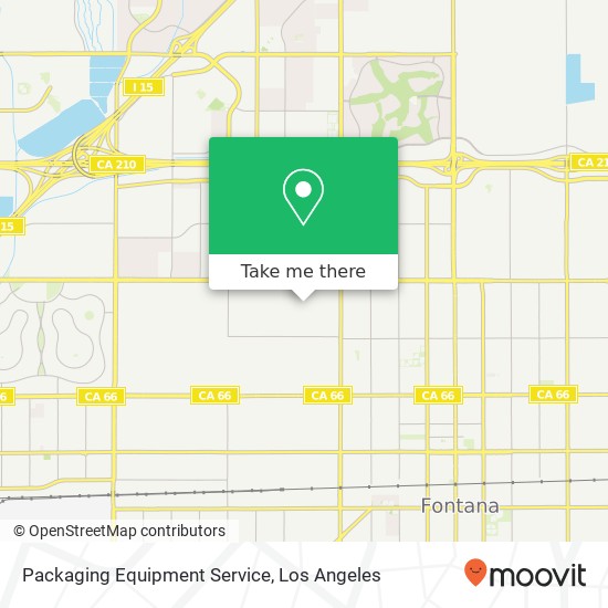 Packaging Equipment Service map