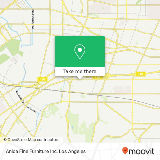 Anica Fine Furniture Inc map