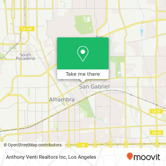Anthony Venti Realtors Inc map